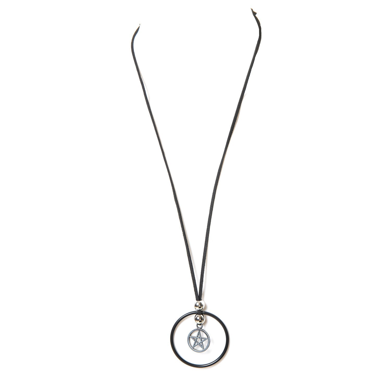 Collar con Pentagrama y Aro - Crazyinlove