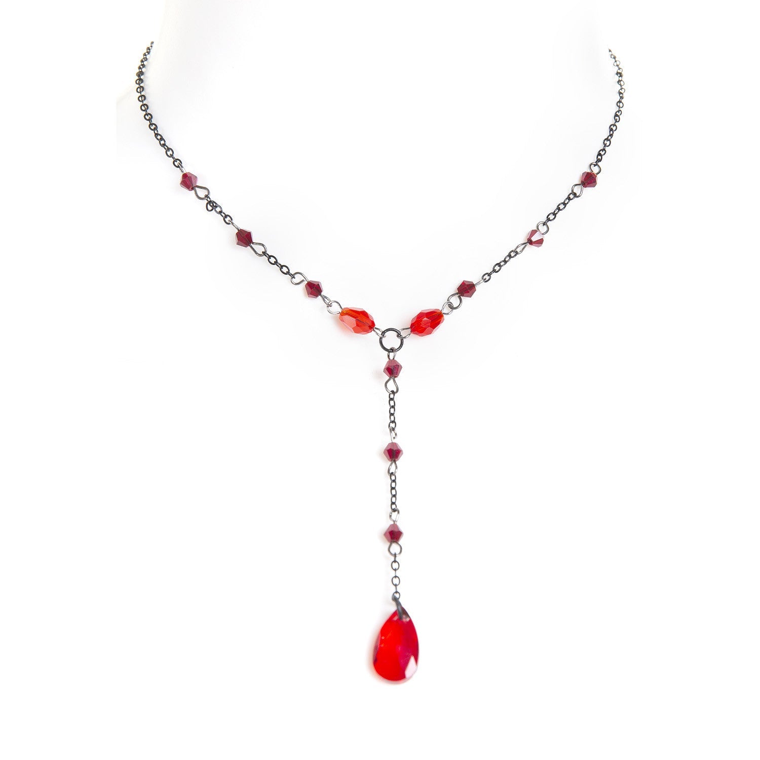 Collar con Piedras Rojas - Crazyinlove