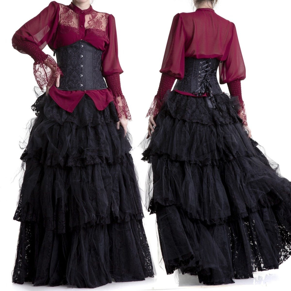 Corsé Bajo Pecho con Brocado - Crazyinlove