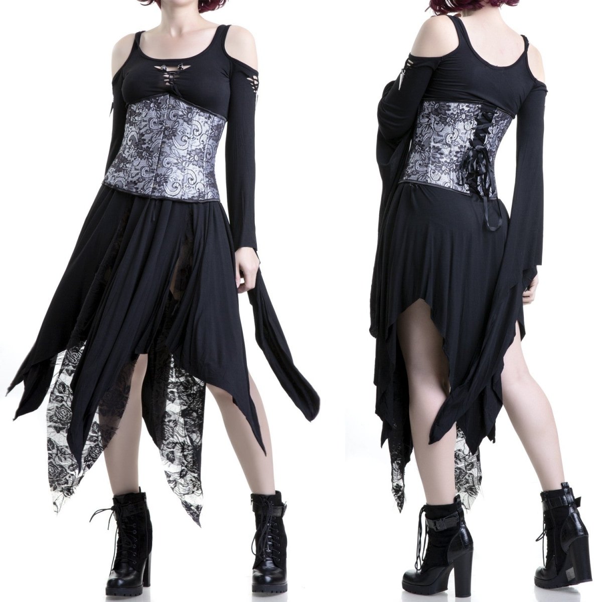 Corsé Bajo Pecho Gris - Crazyinlove