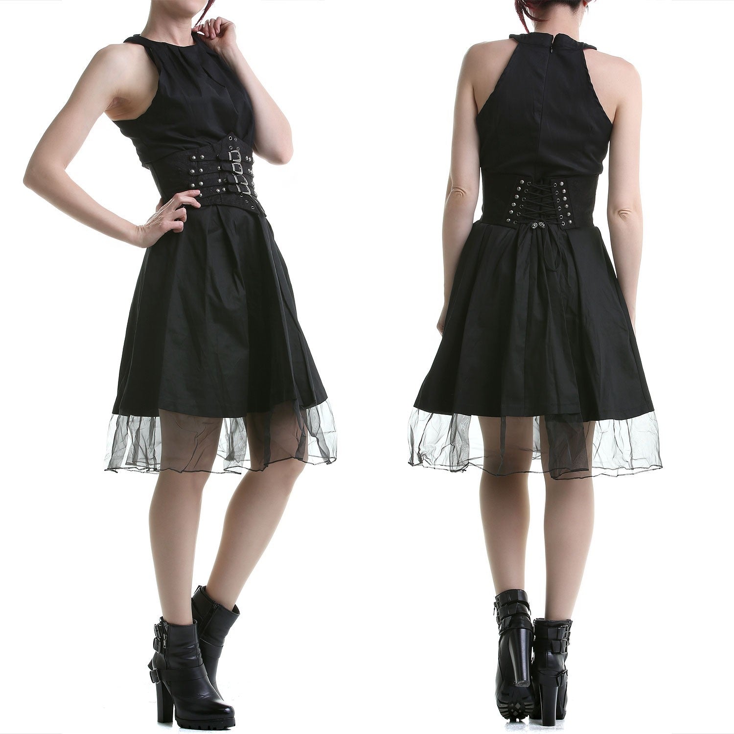 Corsé Bajo Pecho Negro - Crazyinlove