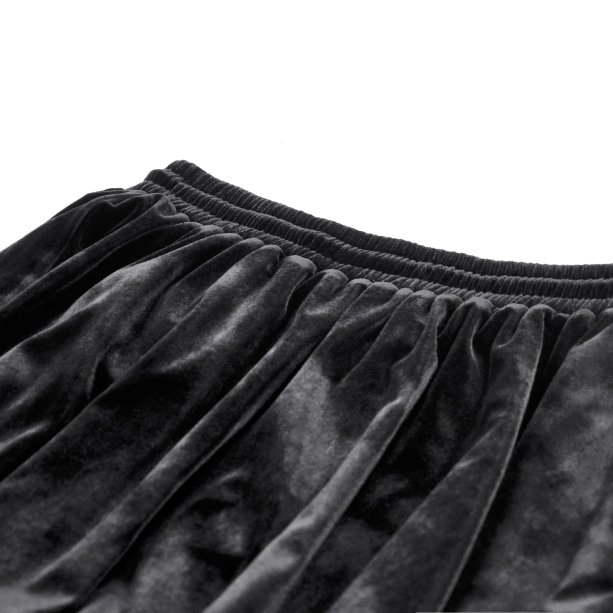 Falda Larga Victoriana de Terciopelo y Encaje - Crazyinlove