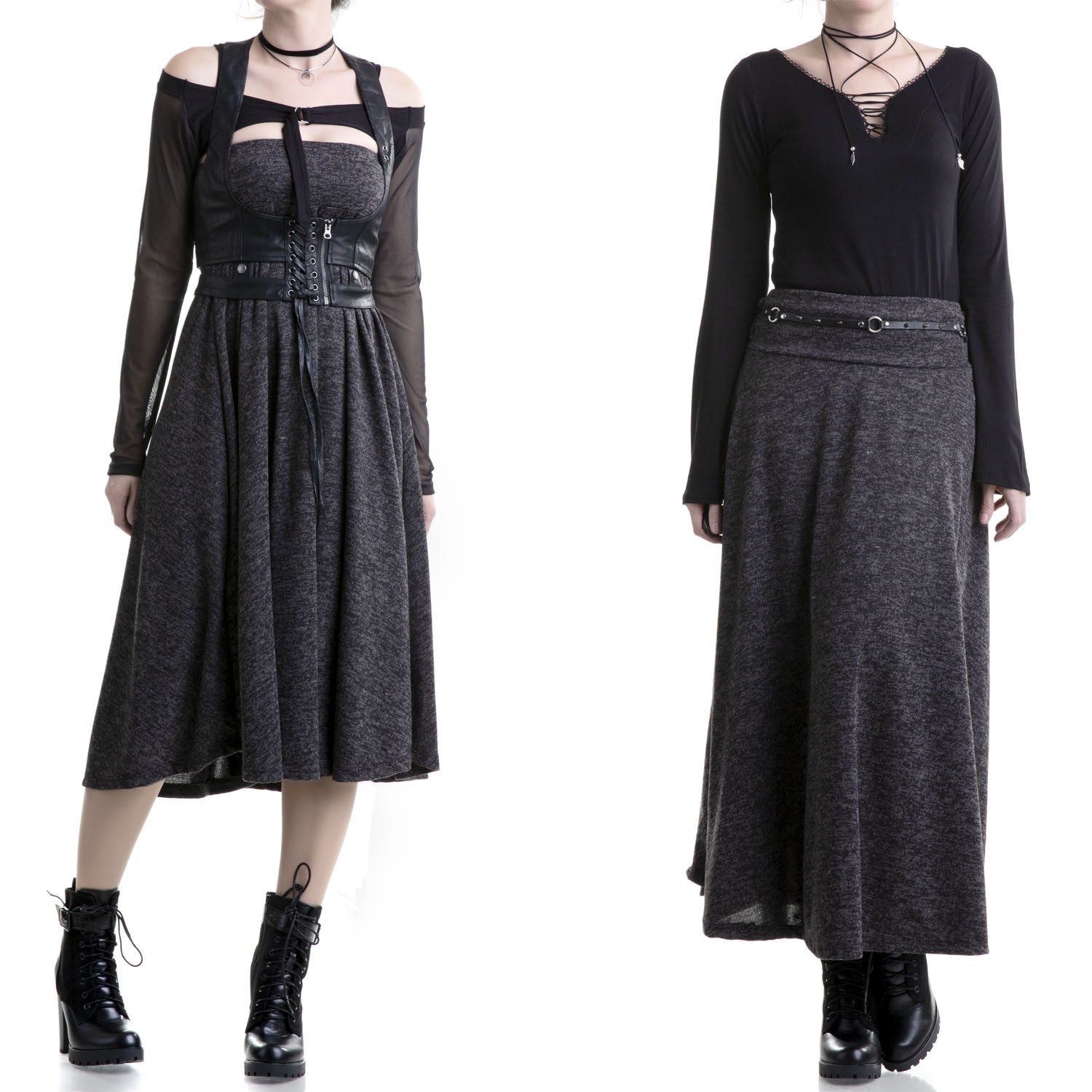 Falda/Vestido Gris - Crazyinlove