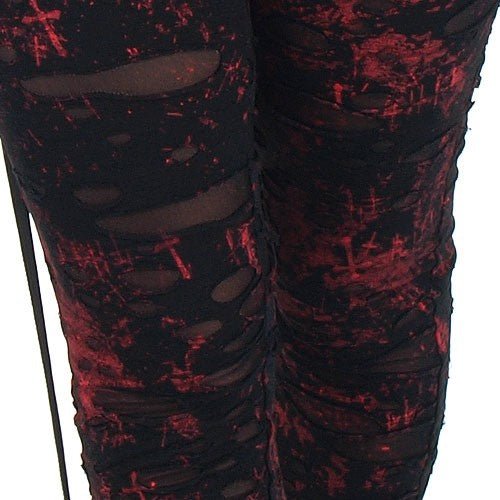Legging Rojo y Negro - Crazyinlove