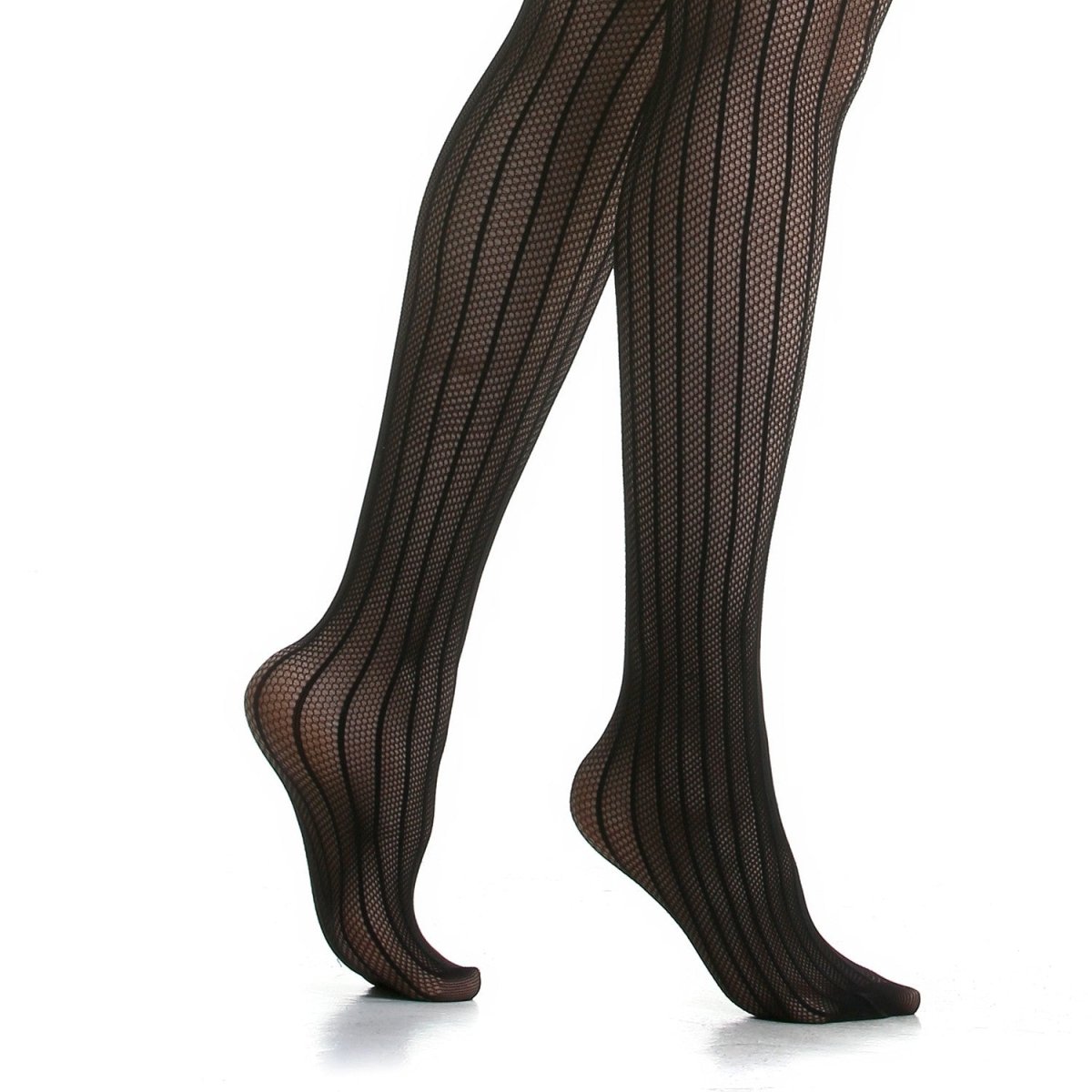 Medias de Rejilla con Rayas - Crazyinlove