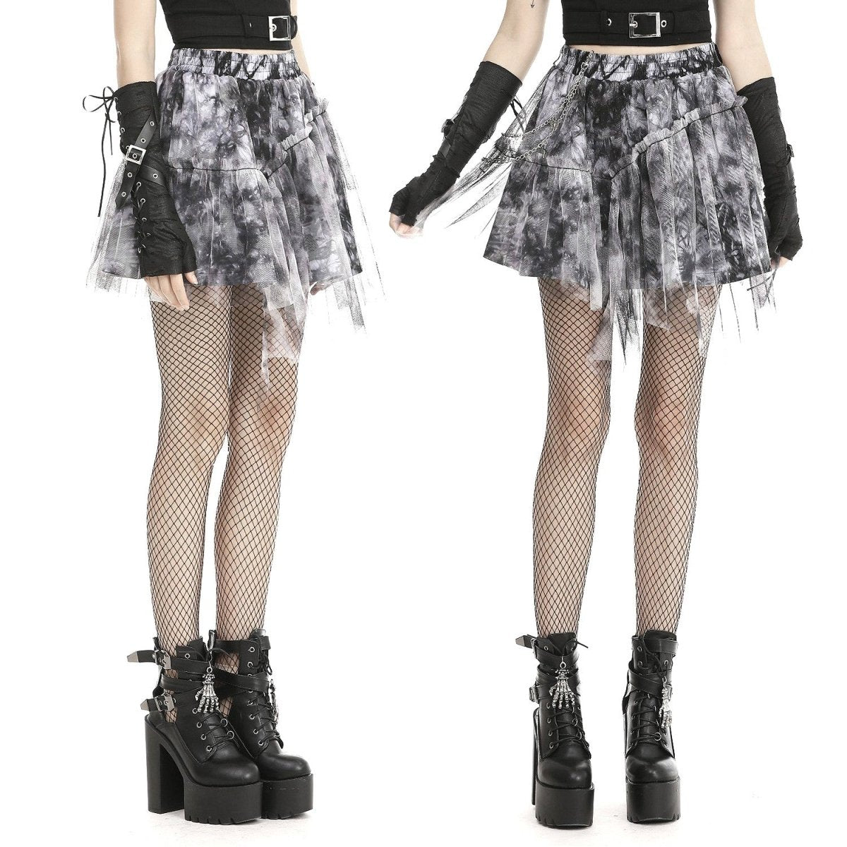 Minifalda Gris y Negra - Crazyinlove