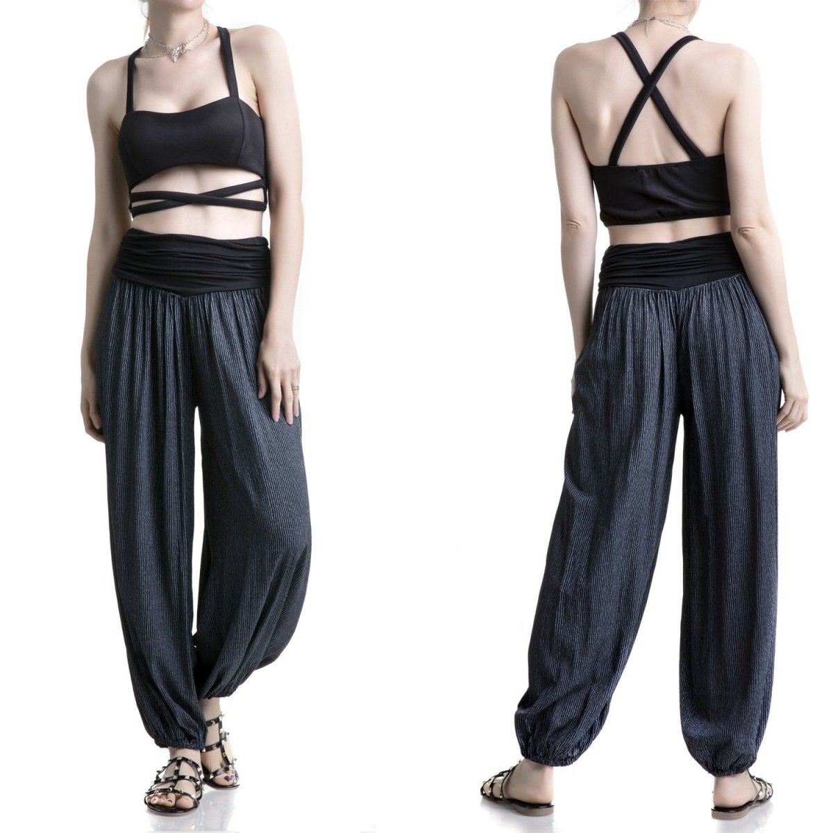 Pantalón Ancho con Rayas - Crazyinlove