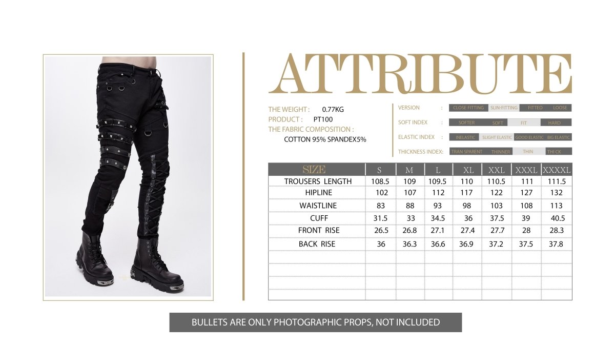 Pantalón Asimétrico para Hombre - Crazyinlove