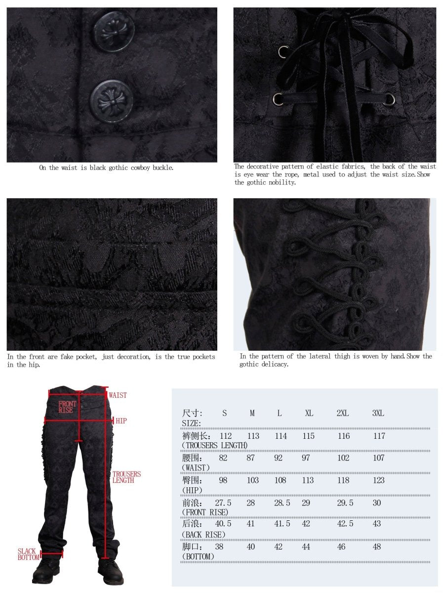 Pantalón con Guipur para Hombre - Crazyinlove