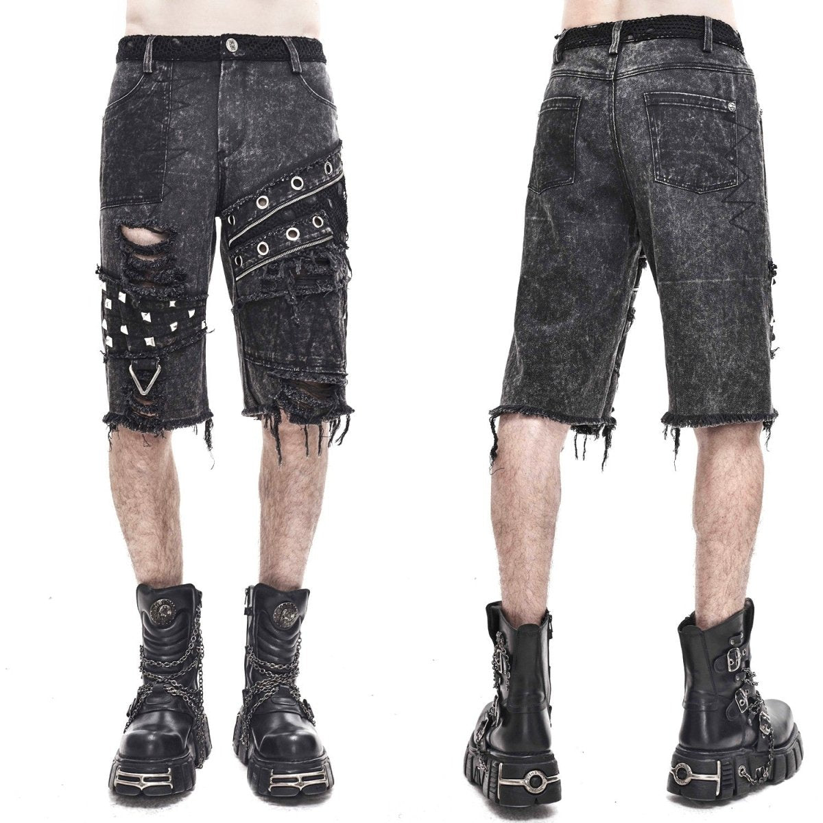 Pantalón Corto Asimétrico para Hombre - Crazyinlove