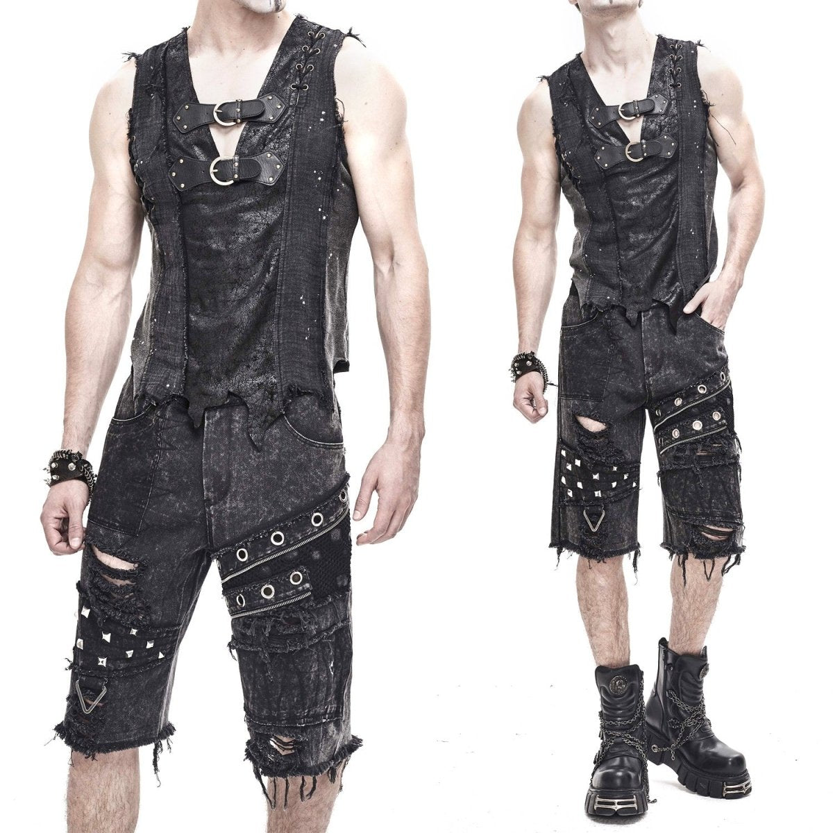 Pantalón Corto Asimétrico para Hombre - Crazyinlove