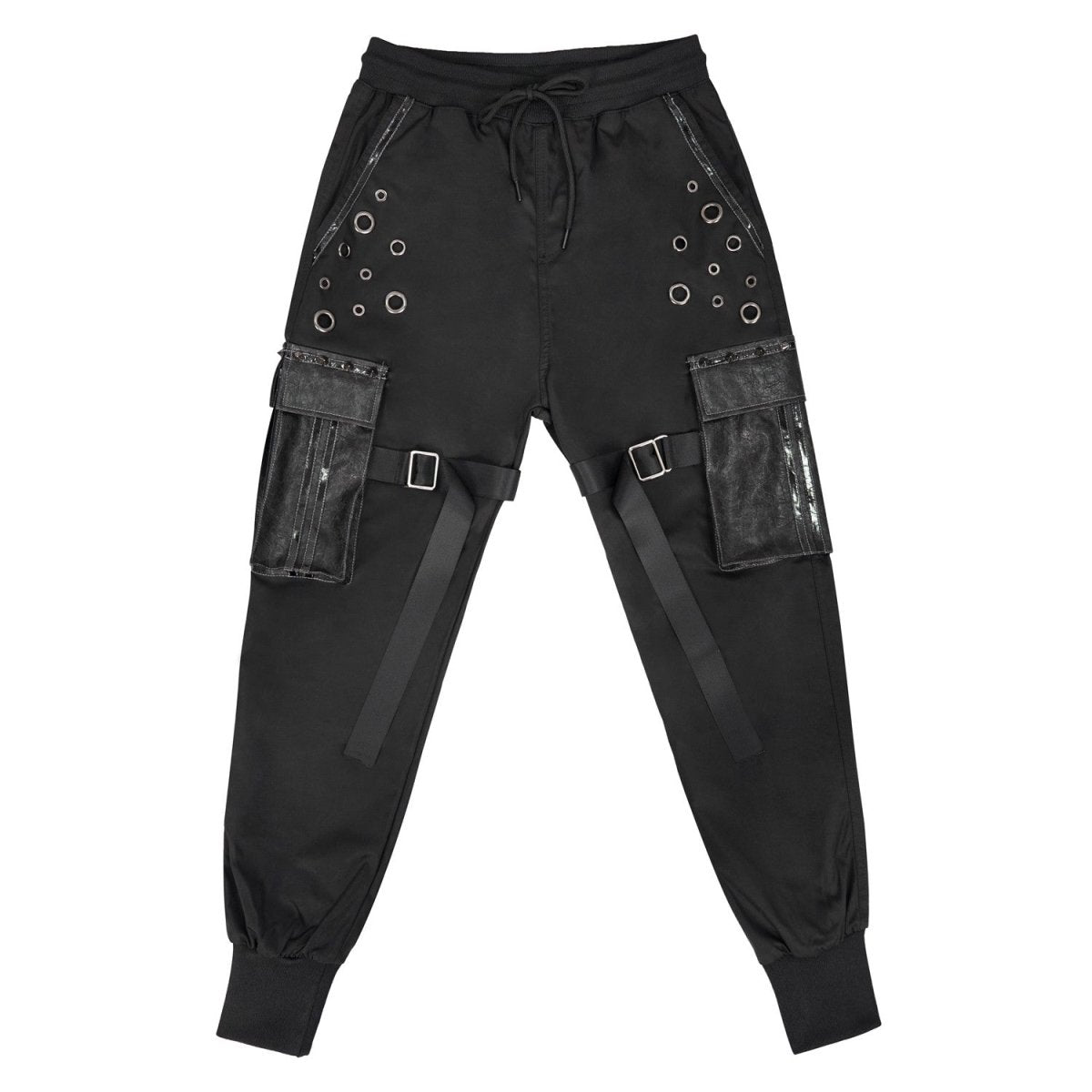 Pantalón Negro con Bolsillos para Hombre - Crazyinlove