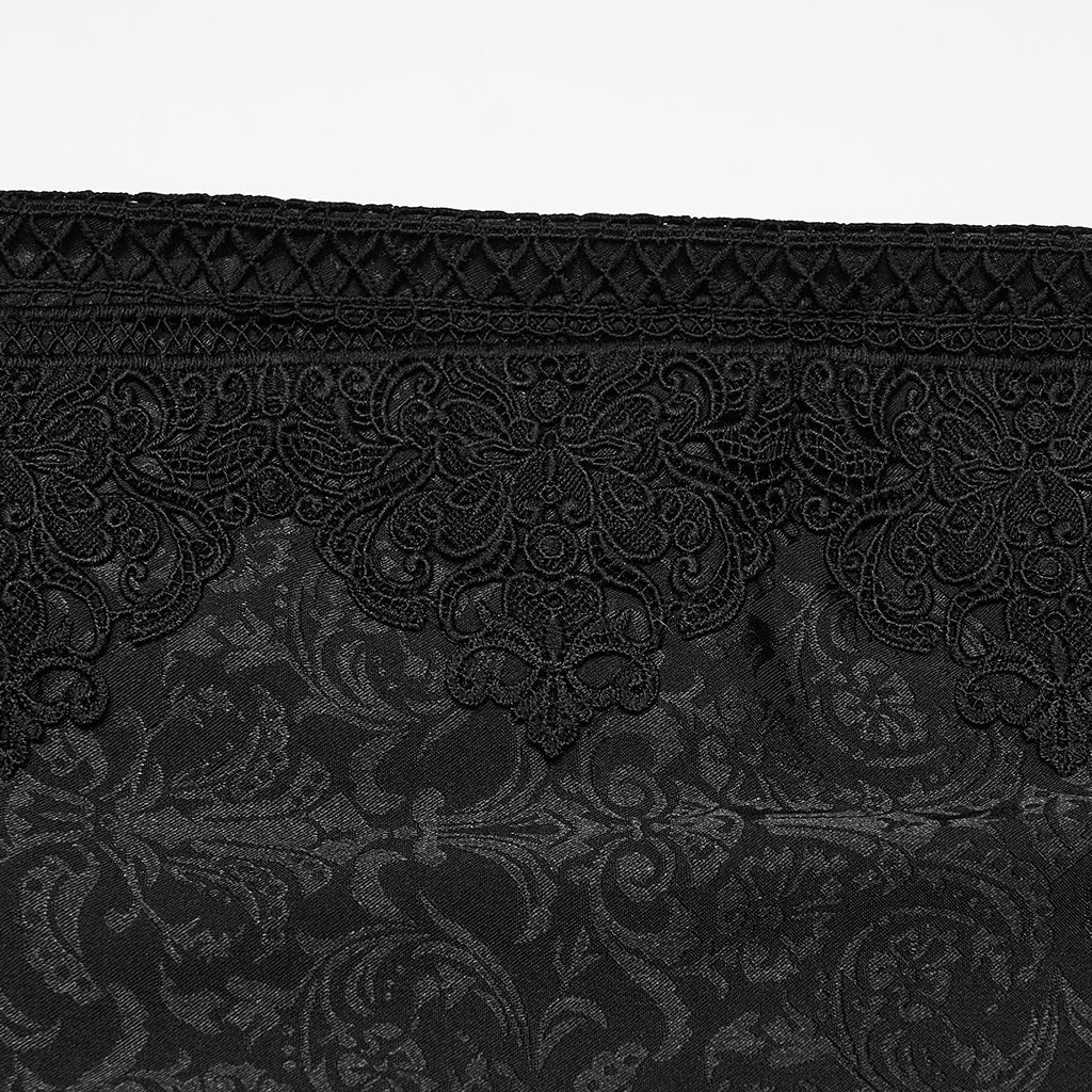 Pantalones Góticos Hombre Jacquard Damasco - Crazyinlove