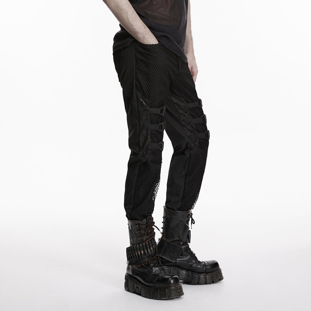 Pantalones Góticos Techwear con Hebillas - Crazyinlove