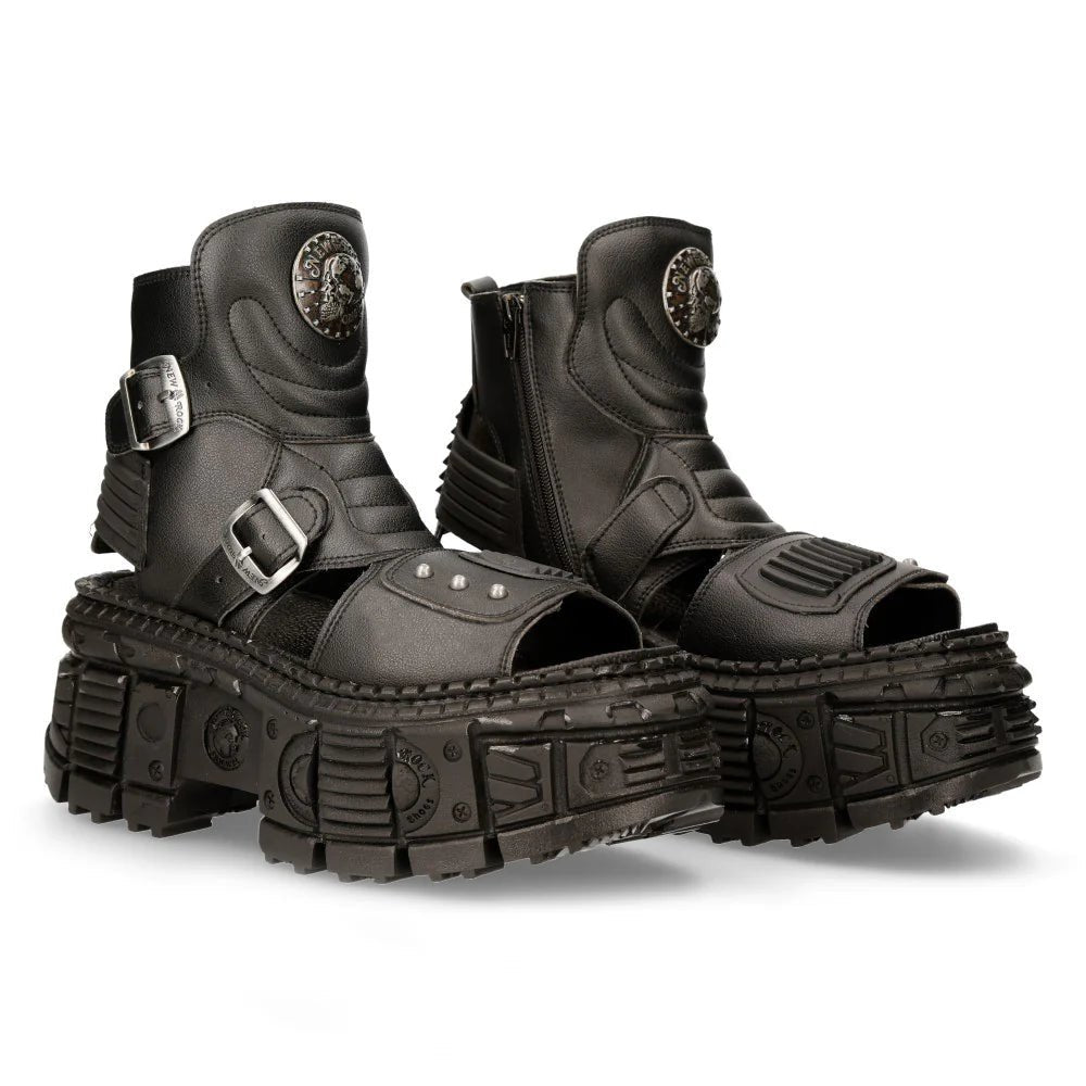 Sandalias Botines Góticos Unisex de Plataforma 8cm - Crazyinlove