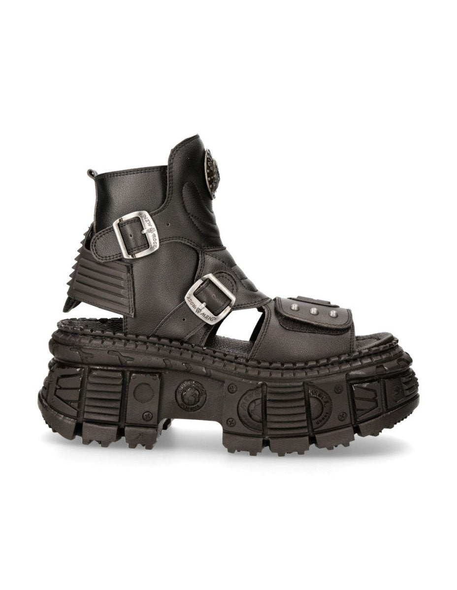 Sandalias Botines Góticos Unisex de Plataforma 8cm - Crazyinlove