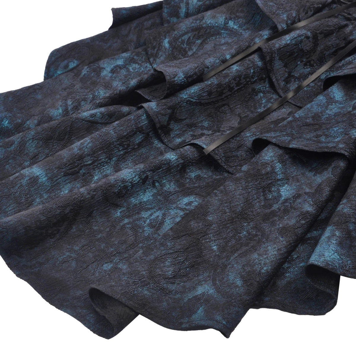 Sobrefalda Gótica con Cintura Corset y volantes - Crazyinlove