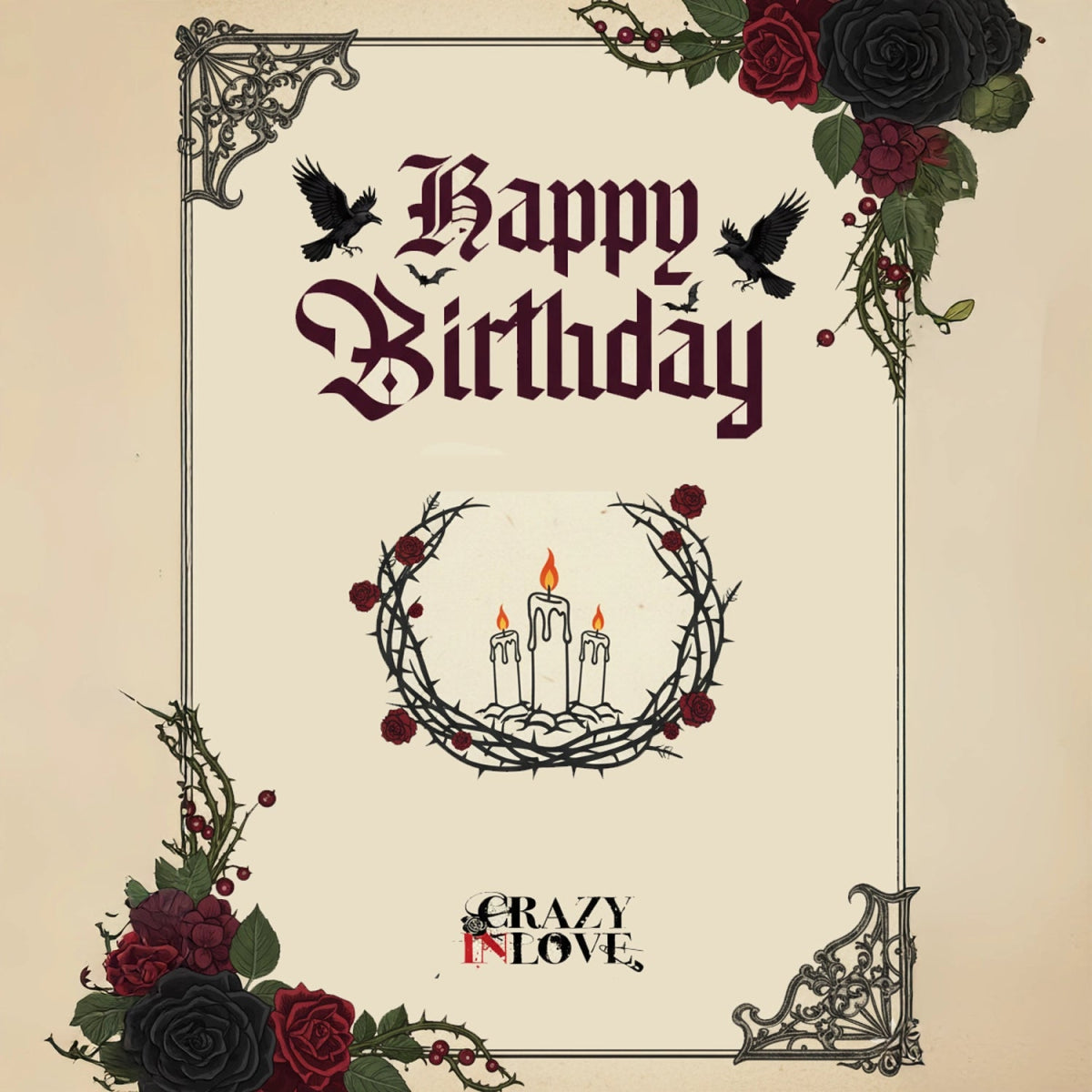 Tarjeta de Regalo Birthday - Crazyinlove