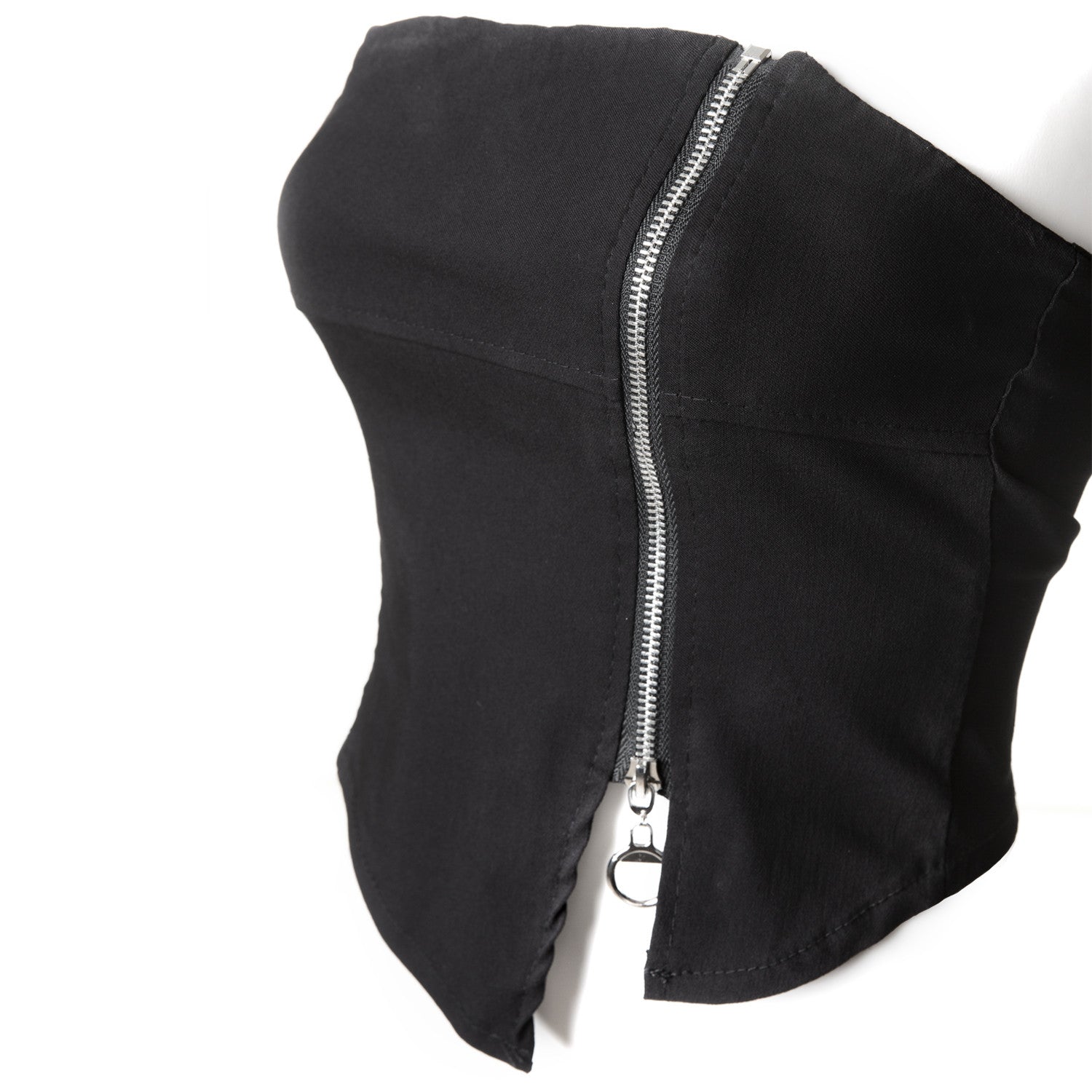 Asymmetrical Top with Zipper