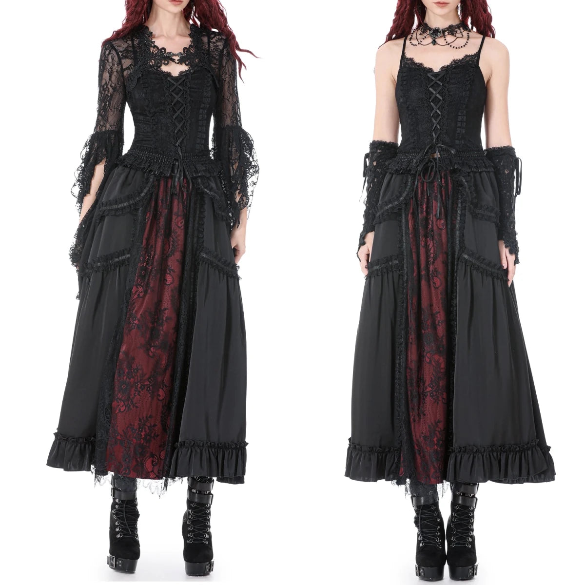 Top de Encaje con Lazada Frontal y Tirantes - Crazyinlove