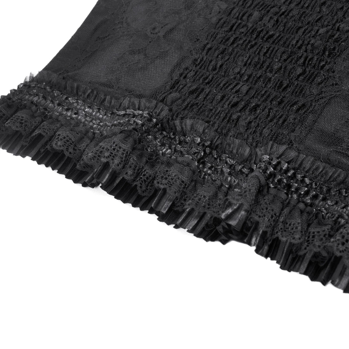 Top de Encaje con Lazada Frontal y Tirantes - Crazyinlove