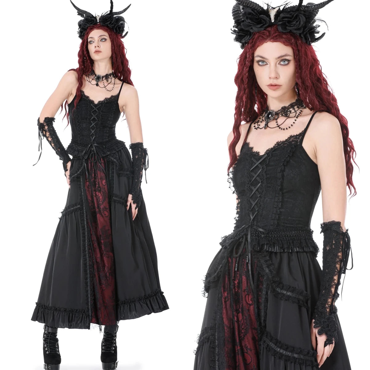 Top de Encaje con Lazada Frontal y Tirantes - Crazyinlove