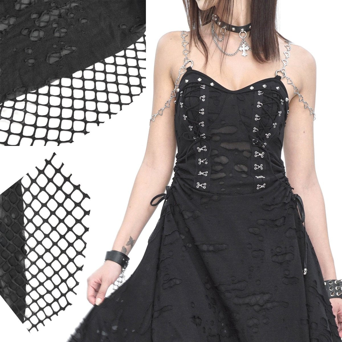 Vestido con Rejilla - Crazyinlove