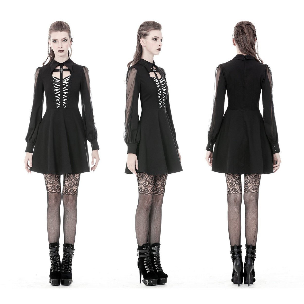 Vestido Corto con Cruzado - Crazyinlove