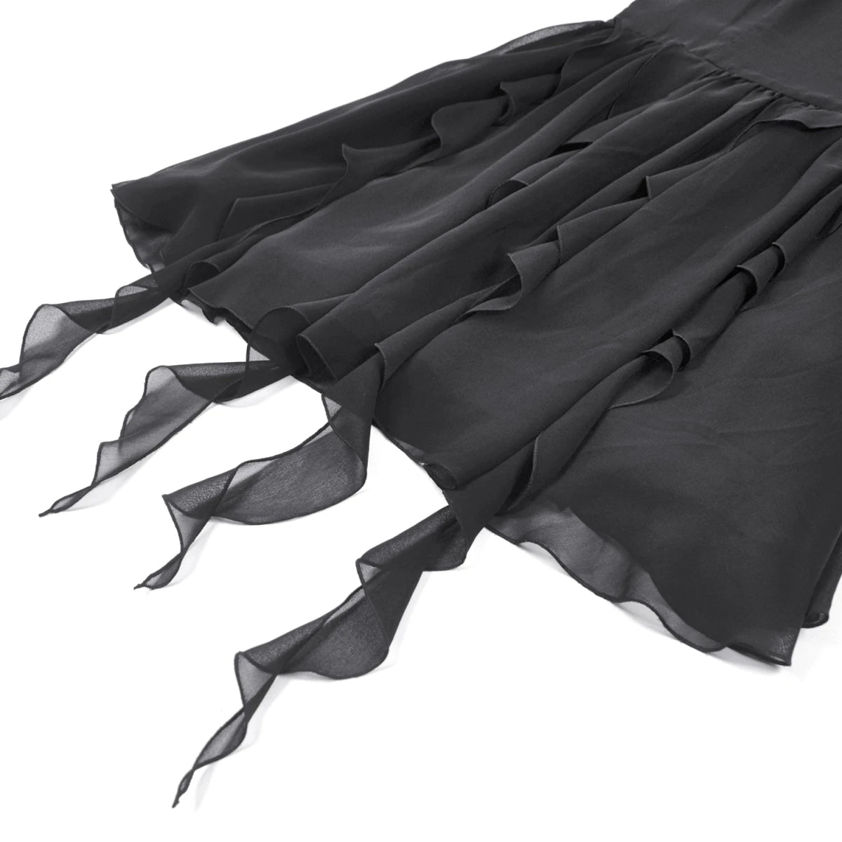 Vestido Corto con Luna Creciente y Mangas Gasa - Crazyinlove