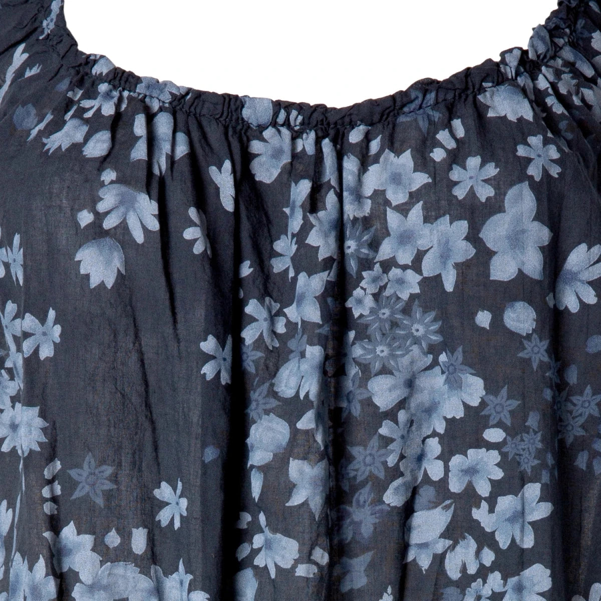 Vestido de Algodón Fino con Flores y Tirantes - Crazyinlove