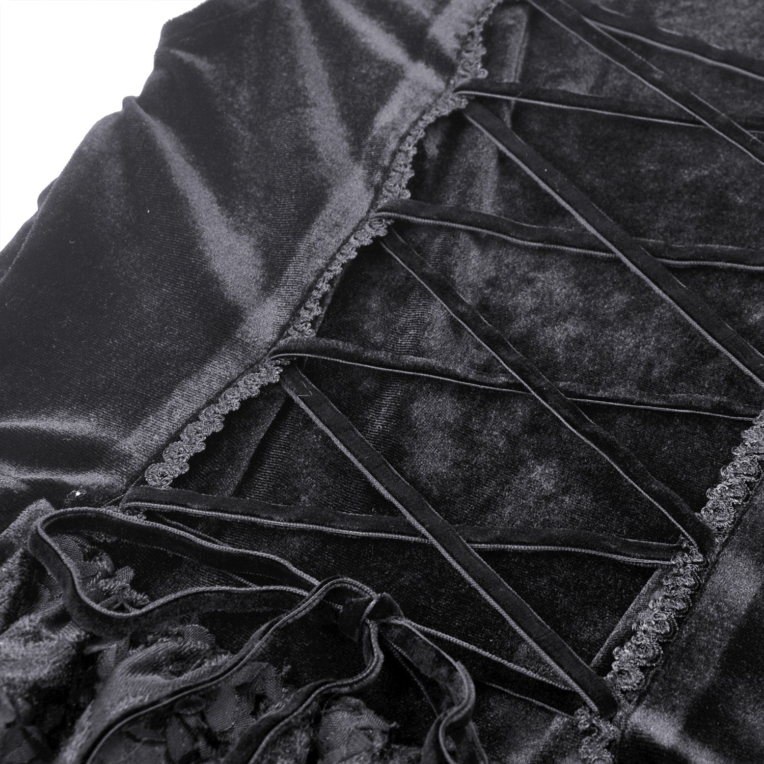 Vestido de Terciopelo y Encaje - Crazyinlove