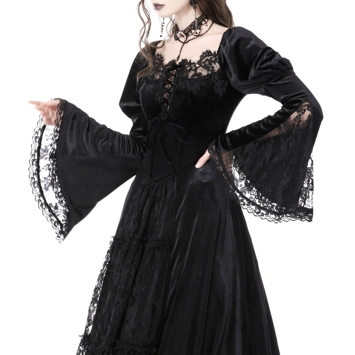 Vestido Largo de Terciopelo - Crazyinlove