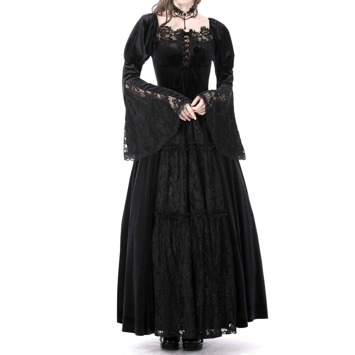 Vestido Largo de Terciopelo - Crazyinlove