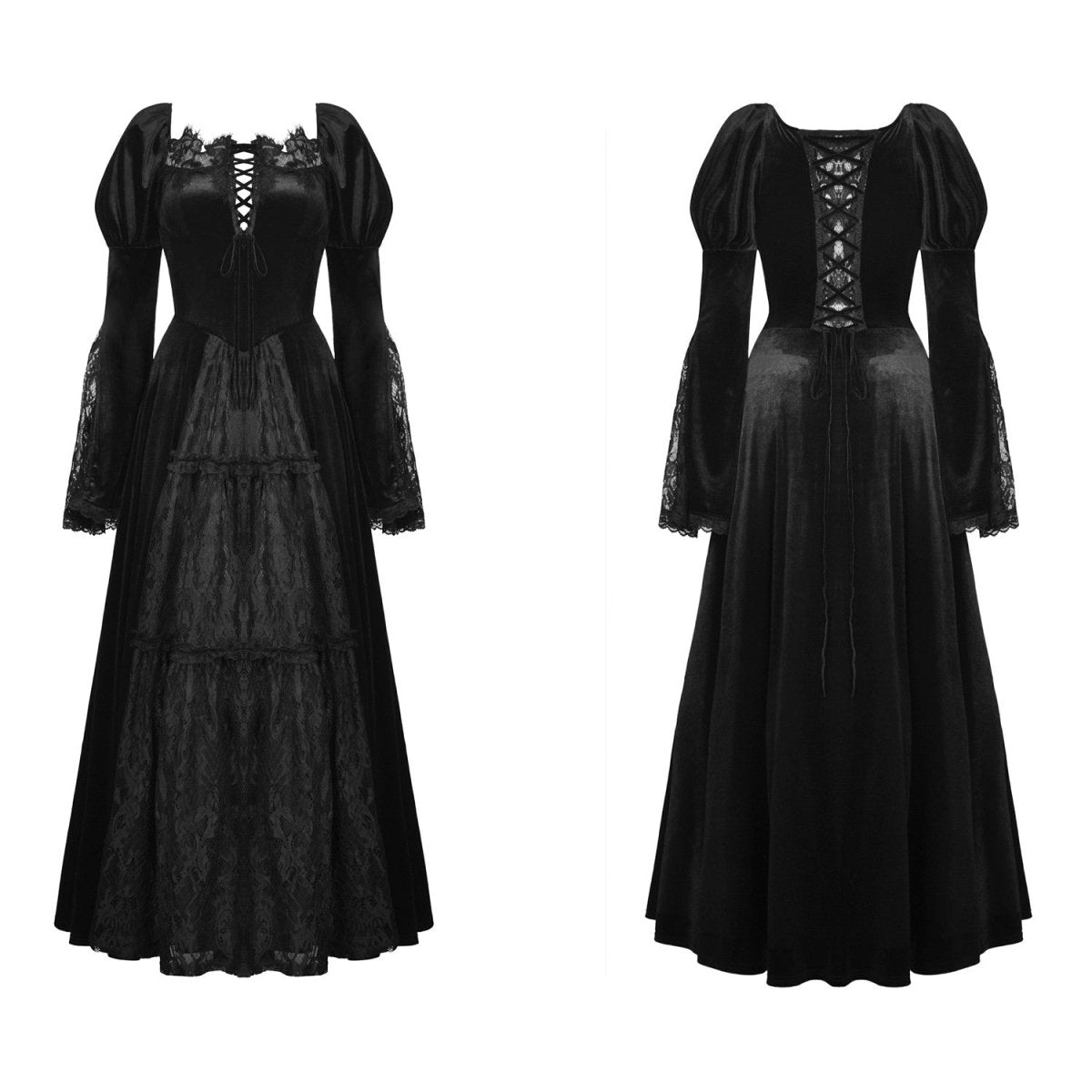 Vestido Largo de Terciopelo - Crazyinlove