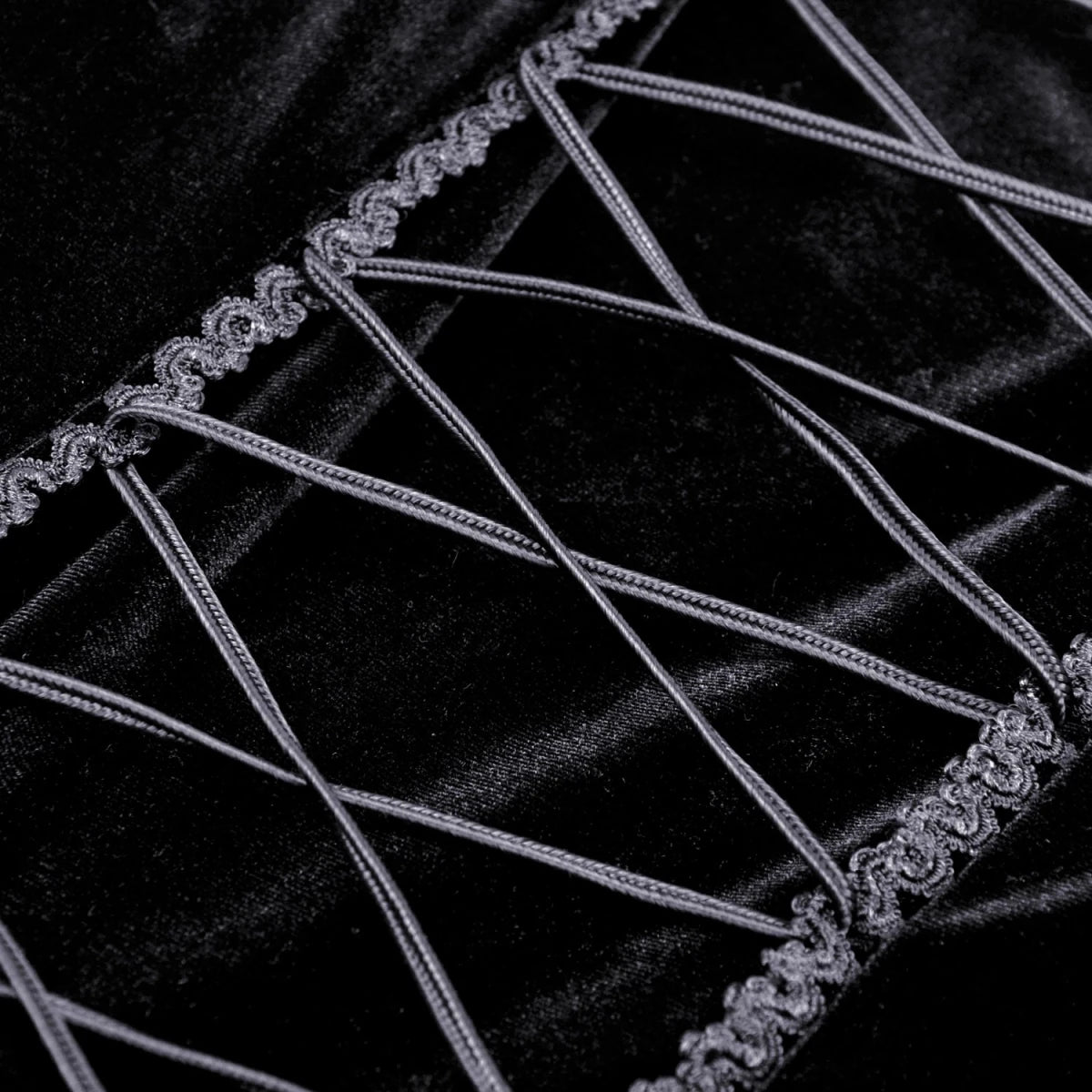 Vestido Largo/corto Terciopelo Negro - Crazyinlove