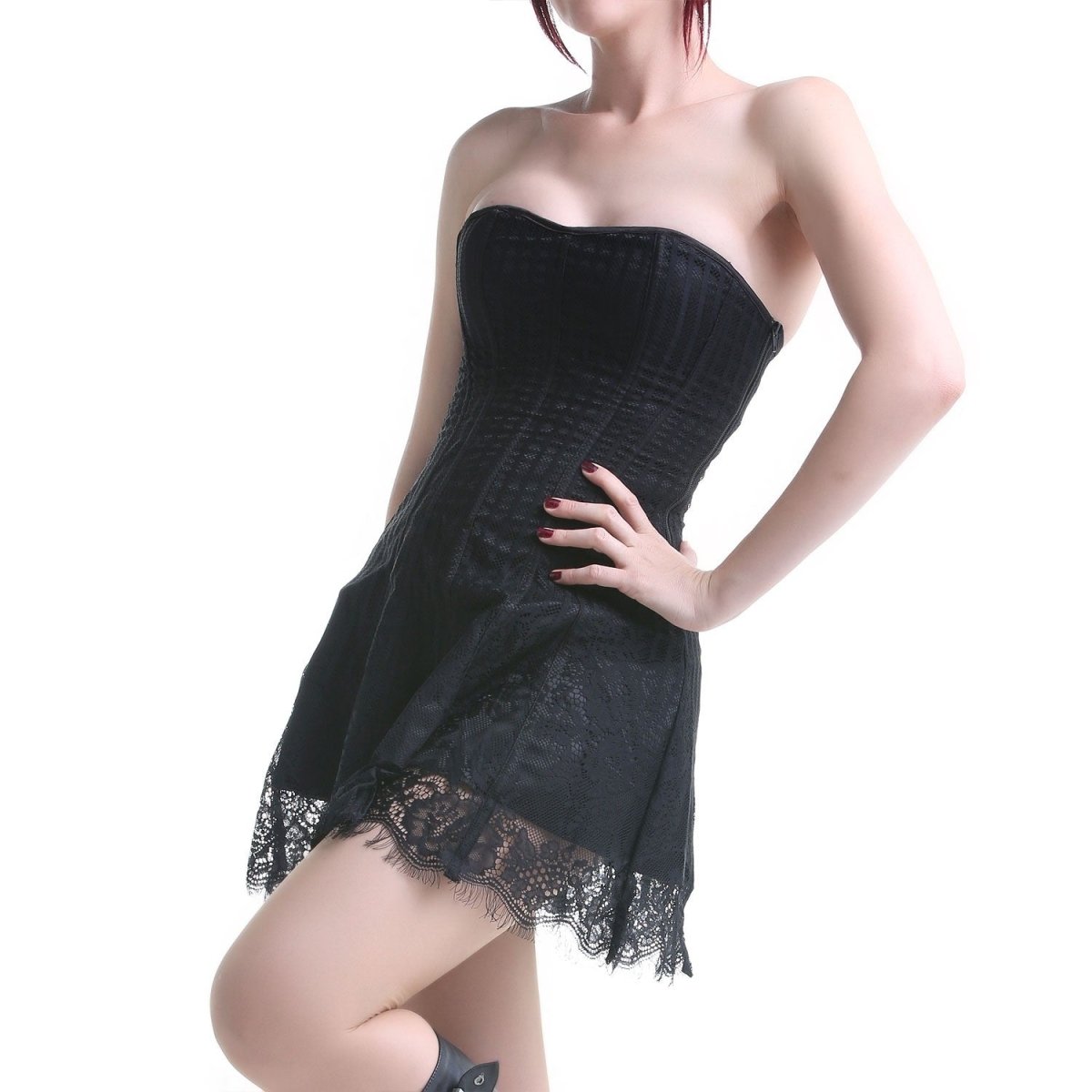 Vestido Muy Corto Tipo Corsé - Crazyinlove