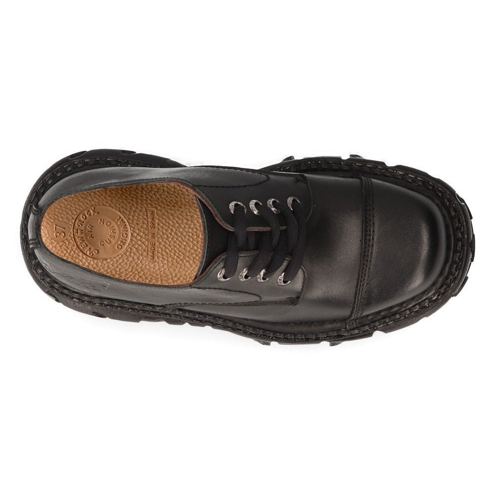 Zapatos New Rock Negros con Plataforma Tank Rock - Crazyinlove