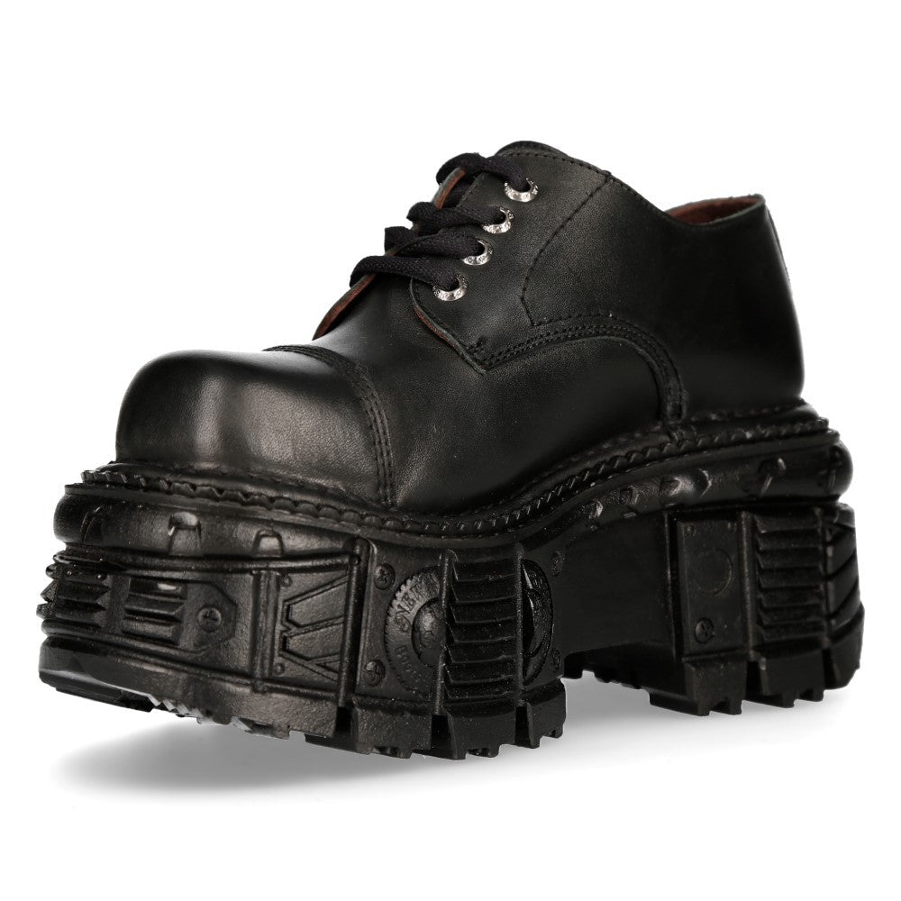 Zapatos New Rock Negros con Plataforma Tank Rock - Crazyinlove