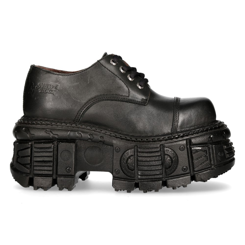 Zapatos New Rock Negros con Plataforma Tank Rock - Crazyinlove