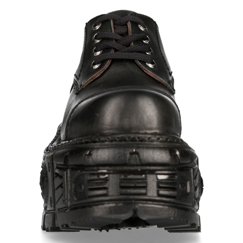 Zapatos New Rock Negros con Plataforma Tank Rock - Crazyinlove